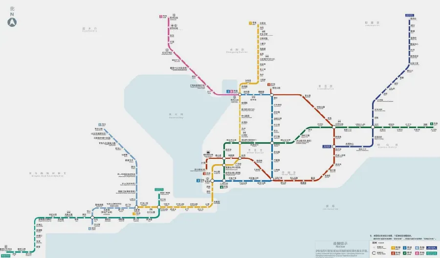青岛周边一日游:即墨古城与北九水示意图